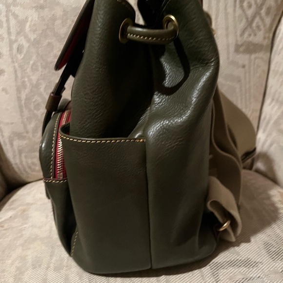 Dooney & Bourke Olive Green Leather Backpack main image 8